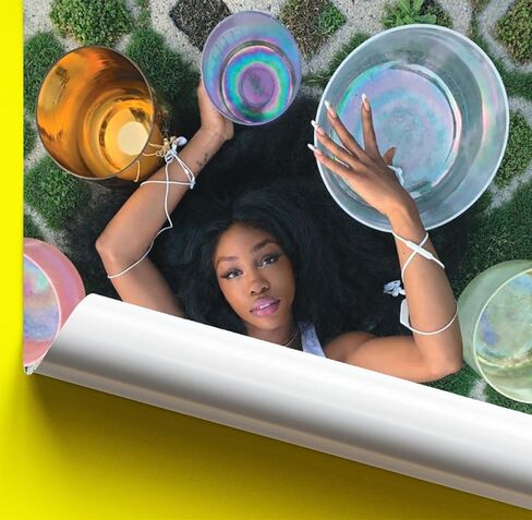 BUY ART FOR LESS Officially Licensed SZA/Laying Art Poster - 24 x 36 Inch - Decorative Print - Poster Paper - Ready to Frame in Saudi Arabia