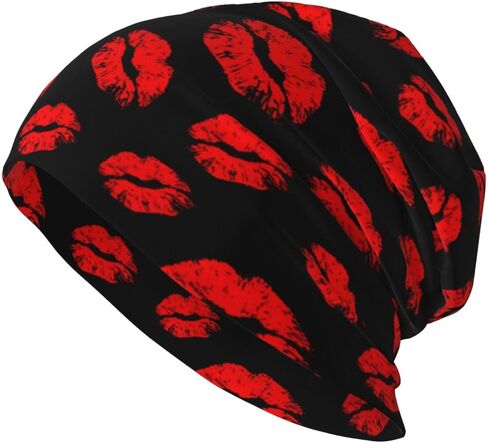 Holiday Beanie Chemo Hats for Women Men Slouchy Cancer Headwear Stretchy Skull Cap Soft Knitted Hat Nightcap Chemo Gifts in Saudi Arabia
