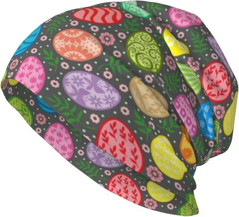 Holiday Beanie Chemo Hats for Women Men Slouchy Cancer Headwear Stretchy Skull Cap Soft Knitted Hat Nightcap Chemo Gifts in Saudi Arabia
