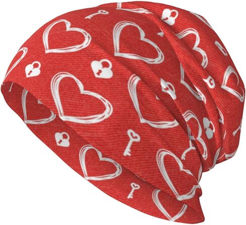 Holiday Beanie Chemo Hats for Women Men Slouchy Cancer Headwear Stretchy Skull Cap Soft Knitted Hat Nightcap Chemo Gifts in Saudi Arabia