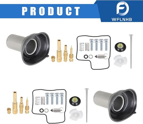 WFLNHB 2 x Carb Carburetor Repair Kit and Diaphragm Replacement for Honda VT VLX400 600 1994-1997 1998-2003 in Saudi Arabia