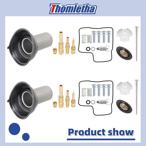 2 Pack Carburetor Repair Kit with Diaphragm Replacement for Honda VT VLX400 600 1994 1995 1996-2003 in Saudi Arabia