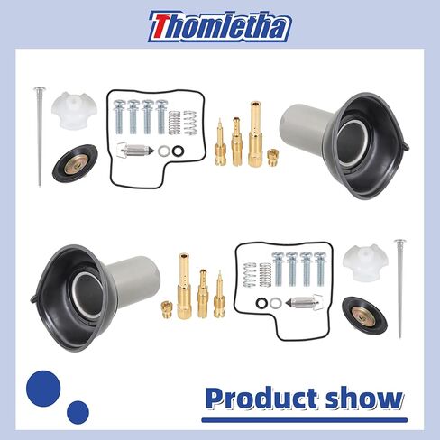 2 Pack Carburetor Repair Kit with Diaphragm Replacement for Honda VT VLX400 600 1994 1995 1996-2003 in Saudi Arabia