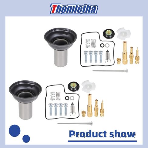 2 Pack Carburetor Repair Kit with Diaphragm Replacement for Honda VT VLX400 600 1994 1995 1996-2003 in Saudi Arabia