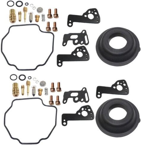 Carburetor Repair Rebuild Kit Diaphragm 2 Sets Compatible With XV500 XV535 XV535S Virago 535 in Saudi Arabia