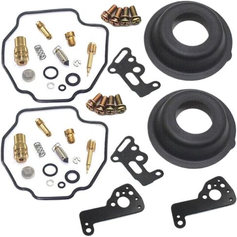 Carburetor Repair Rebuild Kit Diaphragm 2 Sets Compatible With XV500 XV535 XV535S Virago 535 in Saudi Arabia