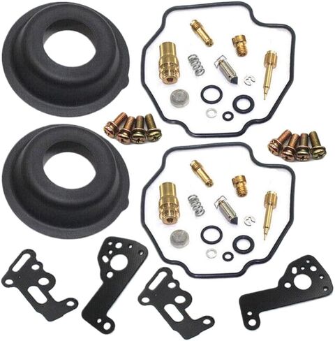 Carburetor Repair Rebuild Kit Diaphragm 2 Sets Compatible With XV500 XV535 XV535S Virago 535 in Saudi Arabia