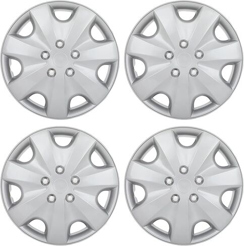 ECCPP 4PCS 16 Inch Hubcap Wheel Cover OEM Replacement Full Lug Skin Durable-Modern & Stylish Auto Tire Replacement Exterior Cap-Snap On Hubcap in Saudi Arabia