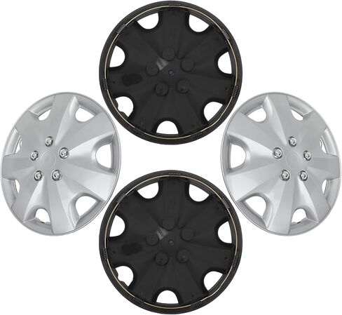 ECCPP 4PCS 16 Inch Hubcap Wheel Cover OEM Replacement Full Lug Skin Durable-Modern & Stylish Auto Tire Replacement Exterior Cap-Snap On Hubcap in Saudi Arabia