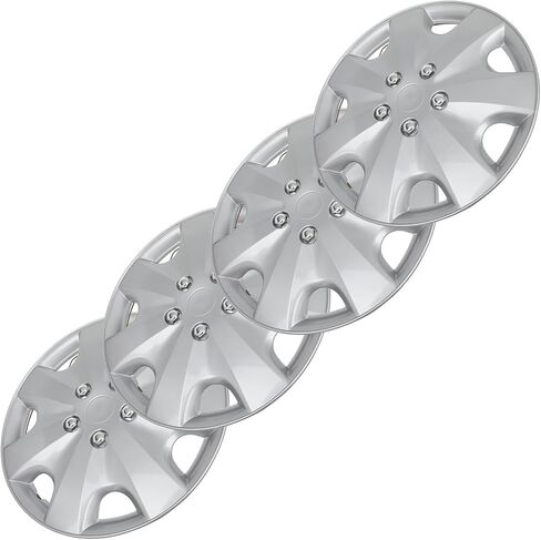 ECCPP 4PCS 16 Inch Hubcap Wheel Cover OEM Replacement Full Lug Skin Durable-Modern & Stylish Auto Tire Replacement Exterior Cap-Snap On Hubcap in Saudi Arabia