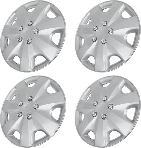 ECCPP 4PCS 16 Inch Hubcap Wheel Cover OEM Replacement Full Lug Skin Durable-Modern & Stylish Auto Tire Replacement Exterior Cap-Snap On Hubcap in Saudi Arabia