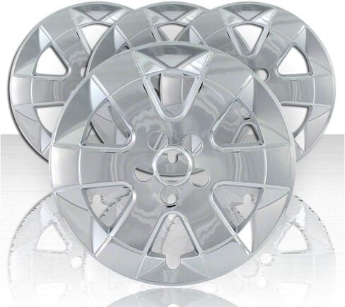 Upgrade Your Auto Set of Four 15' Chrome ABS Wheel Skin Covers for Toyota Prius 2004-2009 in Kuwait