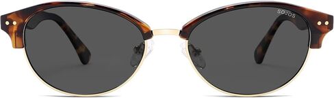 SOJOS Trendy Oval Polarized Sunglasses for Women Retro Cute Shades Sunnies SJ2687 in Saudi Arabia