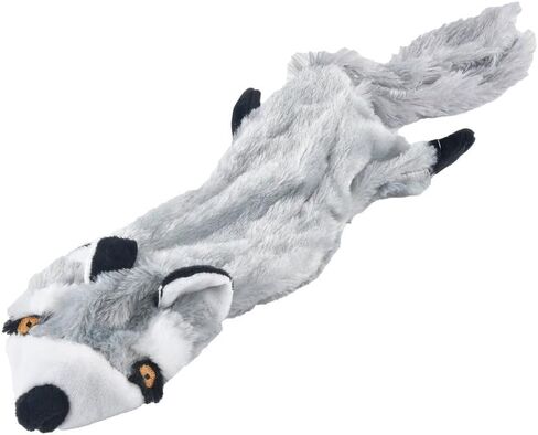 Jeffers Thinnies Unstuffed Dog Chew Toy | 21 Inches | Without Squeakers | Chipmunk in Kuwait
