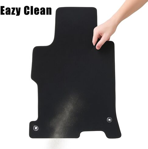FZJDSD Black 3Pcs Front & Rear Floor Mats Carpet Velour Replacement Compatible with Honda Civic 2012 2013 2014 2015 in Saudi Arabia