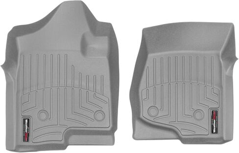 بطانات أرضية مخصصة من WeatherTech لسيارة شيفروليه سيلفرادو، أفالانش، أفالانش - الصف الأول (440661)، أسود in Kuwait