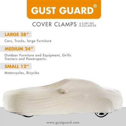 The Original Secure Your Covers from Blowing Away - Large 38" (Car and Light Truck Covers) in Saudi Arabia