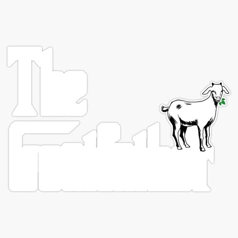 ملصق فينيل مغناطيسي من Magnet The Goatfather مقاس 5 بوصة in Saudi Arabia