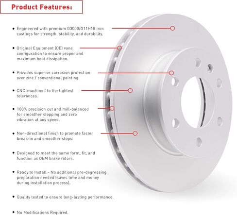 Dynamic Friction Company Brake Kit For 1985 Nissan 720, Pickup; 1989-1994 Nissan D21; 1995-1997 Nissan Pickup| Front 4000 HybriDynamic Brake Pads and Rotors Kit|Hardware included in Kuwait