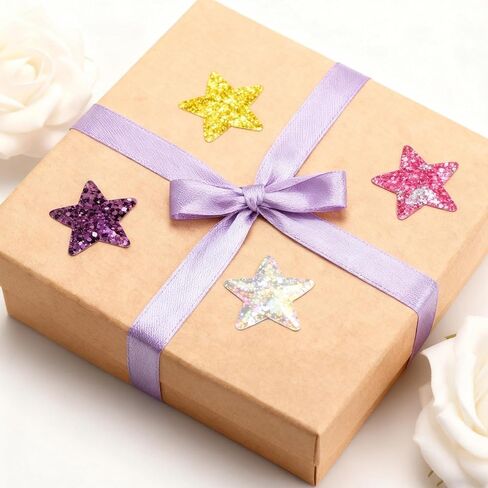 2 Rolls/1000 pcs Star Stickers for Kids Reward, Holographic Colorful Glitter Stickers for Teachers DIY, Arts and Crafts, Behavior Chart, Reward Chart, Planner, School, Classroom Supplies(1 Inch) in Saudi Arabia