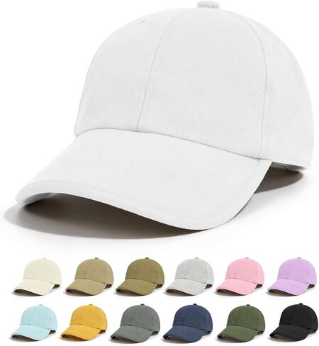ZOORON Baseball Cap Golf Dad Hat Soft Brim Original Classic Low Profile Cotton Hat Plain Cap Men Women in Saudi Arabia