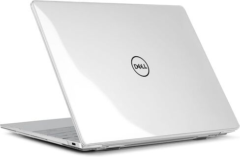 Crystal Clear Case for Dell XPS 13 Copilot+ PC 13.4" Display 2024 – Slim Lightweight Transparent Laptop Shell with Scratch-Resistant Protection, Ventilation Design, Clear in Saudi Arabia