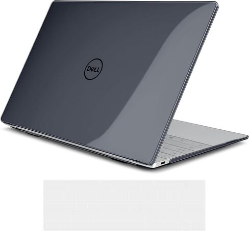 Crystal Clear Case for Dell XPS 13 Copilot+ PC 13.4" Display 2024 – Slim Lightweight Transparent Laptop Shell with Scratch-Resistant Protection, Ventilation Design, Clear in Kuwait