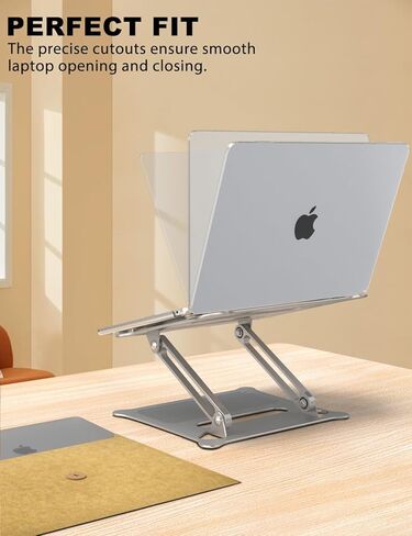 حافظة PHOCAR فائقة الوضوح لجهاز MacBook Air 13.6 بوصة (2022-2025)، متوافقة مع موديلات M4/M3/M2 A3240/A3113/A2681، غطاء واقٍ مضاد للأصفر مع غطاء لوحة مفاتيح، واقي شاشة ولوحة ماوس in Kuwait