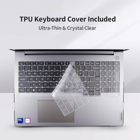 Laptop Case Set for 2026/2025 ThinkBook 16 Gen 9/8 (16″ Intel/AMD) Scratch-Resistant & Drop-Resistant Hard Shell Frosted Transparent​ Protective Cover + Keyboard Cover in Kuwait