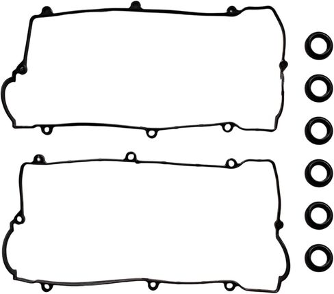 Engine Valve Cover Gasket Set Compatible with 2003-2008 for Hyundai Tiburon 2.7L;2005-2009 for Hyundai Tucson 2.7L;2005-2010 for Kia Sportage 2.7L, OE# VS50641R,22441-37110 in Saudi Arabia