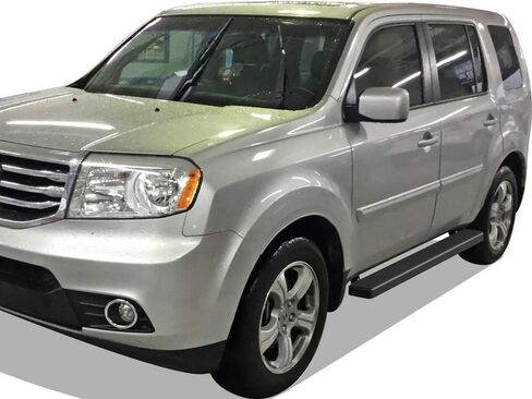 Tuxtreme Running Boards 6 inches Matte Black Compatible with Honda Pilot 2009-2015 Stainless Steel (Nerf Bars Side Steps Side Bars) in Kuwait