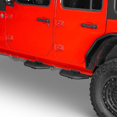 Hooke Road JL Running Boards 4 Doors Side Step Bars for Jeep Wrangler JL Unlimited 2018-2026 JLU 4-Door in Saudi Arabia