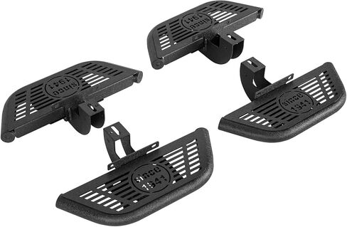 Hooke Road JL Running Boards 4 Doors Side Step Bars for Jeep Wrangler JL Unlimited 2018-2026 JLU 4-Door in Saudi Arabia