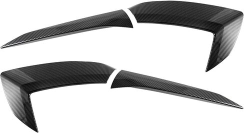 غطاء منفذ الهواء الجانبي للجسم الخارجي متوافق مع شيفروليه كورفيت C8 2020 2021 2022 2023 2024 2025، حافة فتحة تهوية جانبية للجسم (نمط ألياف الكربون) in Kuwait