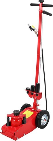 22 T Air Hydraulic Floor Jack for Heavy Duty Trucks & Tractors – Low Profile (9 in-17.7 in), 4 Adapters, 46 in Adjustable Handle – 44,000 LBS Capacity in Kuwait