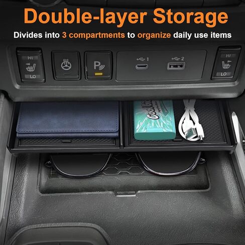 صينية تنظيم وحدة التحكم المركزية المحدثة المتوافقة مع 2026 2025 2024 2023 2022 Nissan Frontier تحت أدوات التحكم في المناخ ملحقات مقسم التخزين الثانوي (سهلة التركيب) in Kuwait