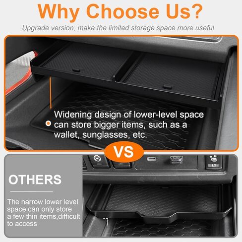 صينية تنظيم وحدة التحكم المركزية المحدثة المتوافقة مع 2026 2025 2024 2023 2022 Nissan Frontier تحت أدوات التحكم في المناخ ملحقات مقسم التخزين الثانوي (سهلة التركيب) in Kuwait