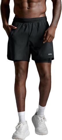 شورت 2XU رجالي Aero Mesh 2 في 1 مقاس 5 بوصات in Saudi Arabia