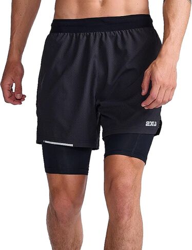شورت 2XU رجالي Aero Mesh 2 في 1 مقاس 5 بوصات in Saudi Arabia