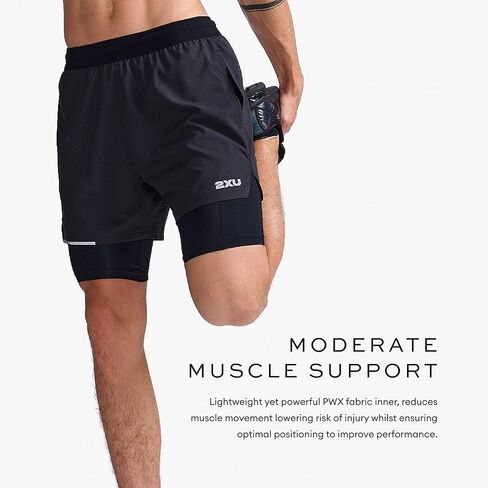 شورت 2XU رجالي Aero Mesh 2 في 1 مقاس 5 بوصات in Saudi Arabia