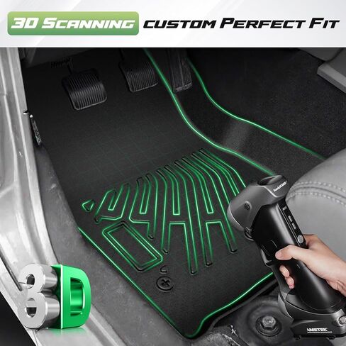 Cartist Floor Mats for Jeep Wrangler JK 4-Door 2007-2018, All Weather Cargo Liner for Wrangler Accessories, Heavy Duty TPE Cargo Mats, Car Accessories in Saudi Arabia