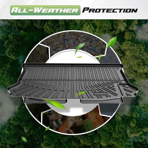 Cartist Floor Mats for Jeep Wrangler JK 4-Door 2007-2018, All Weather Cargo Liner for Wrangler Accessories, Heavy Duty TPE Cargo Mats, Car Accessories in Saudi Arabia