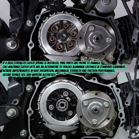 for CT125 CT 125 ct125 ST125 ST 125 st125 2023 2024 2025 Motorcycle CNC Clutch Pressure Plate Small Drum Pressure Cover Clutch Aluminum Alloy Protective Cover (Red) in Saudi Arabia