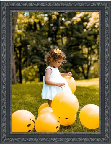 M تصميم الذاكرة الحديثة 17x24 إطار الصورة الأسود الزجاج الحقيقي جدار جبل | طباعة صور مطبوعة لغرفة المعيشة المنزلية مقاس 24 × 17 in Saudi Arabia