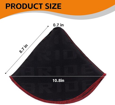 Black Car Shift Boot Cover Fabric Shifter Dust Protector Universal Decor Car Shift Knob Cover with Stitch Manual Automatic Gear Shift Knob Cover Protective Car Interior Accessories in Saudi Arabia