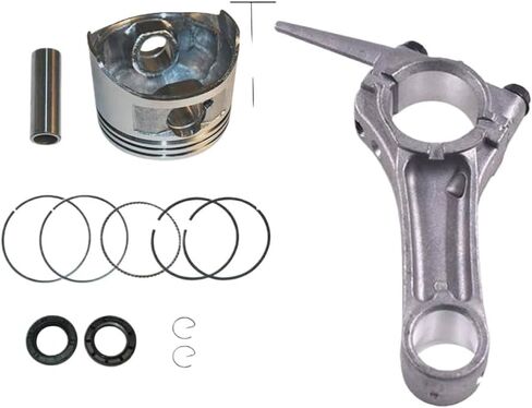 68mm Piston Ring Connecting Rod Kit with Oil Seal for GX160 5.5HP GX200 6.5HP 168F 170F Small Engine Applications Including Generators and Water Pumps(6.5HP 49MM height) in Kuwait