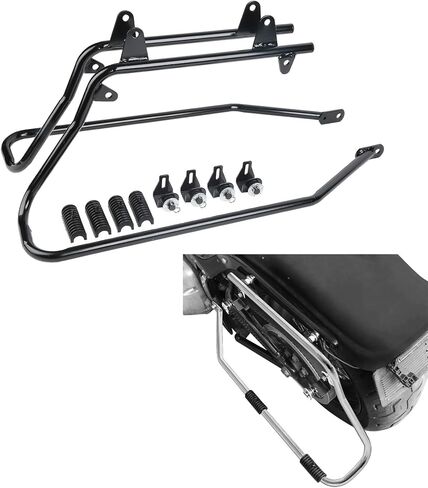 SLMOTO Heavy Duty Saddle Bag Conversion Brackets Set Fit for Harley Heritage Softail Classic FLSTC Fatboy Lo FLSTFB FLSTF Deluxe 84-16 in Saudi Arabia