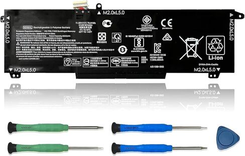 RR04XL L60373-005 Battery Replacement for HP Spectre X360 13-AW 13T-AW Series 13-aw0013dx 13-aw2003dx 13-aw0023dx 13t-aw000 13t-aw100 13t-aw200 Series L60213-2C1 RR04060XL HSTNN-DB9K HSTNN-OB1M in Kuwait