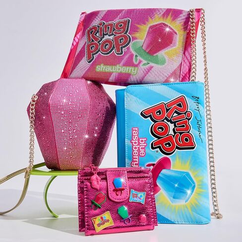 Betsey Johnson x Ring Pop Patent Wallet Crossbody in Saudi Arabia