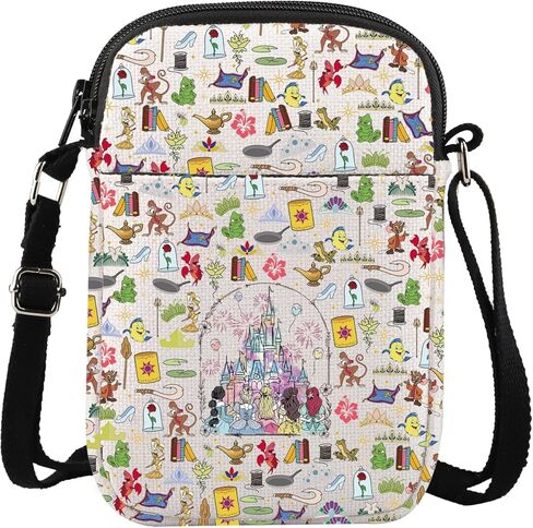 G2TUP Princess Castle Crossbody Bag Princess Crossbody Purse Princess Squad Gifts Princess Friends Messenger Bag in Saudi Arabia